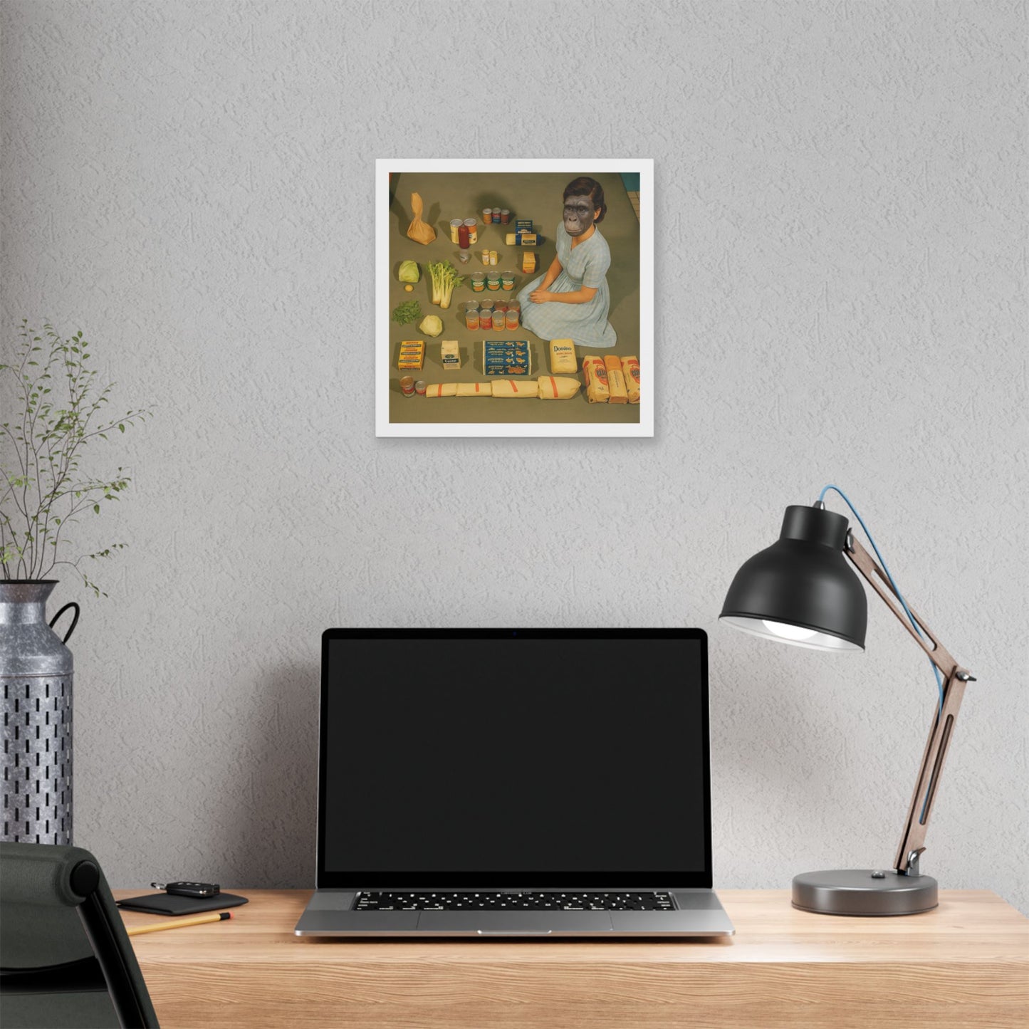 Grotesque Theatre 'Designed by AI' Canvas Art Print