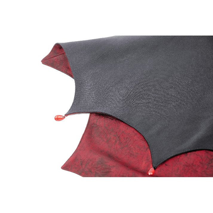 Dark in Love Camazotz Vampire Bat-Shaped Capelet in Black and Blood Red