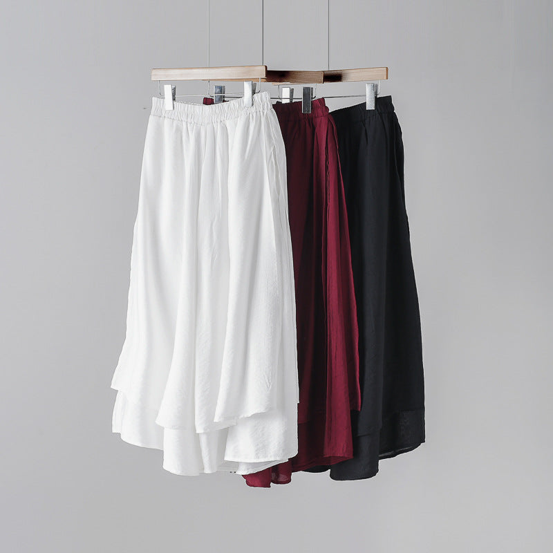 Women's Artistic Retro Comfortable 'Fairytale' Cropped Trousers