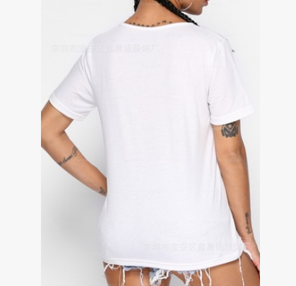 Feelin' Good White T-Shirt, Rainbow Print