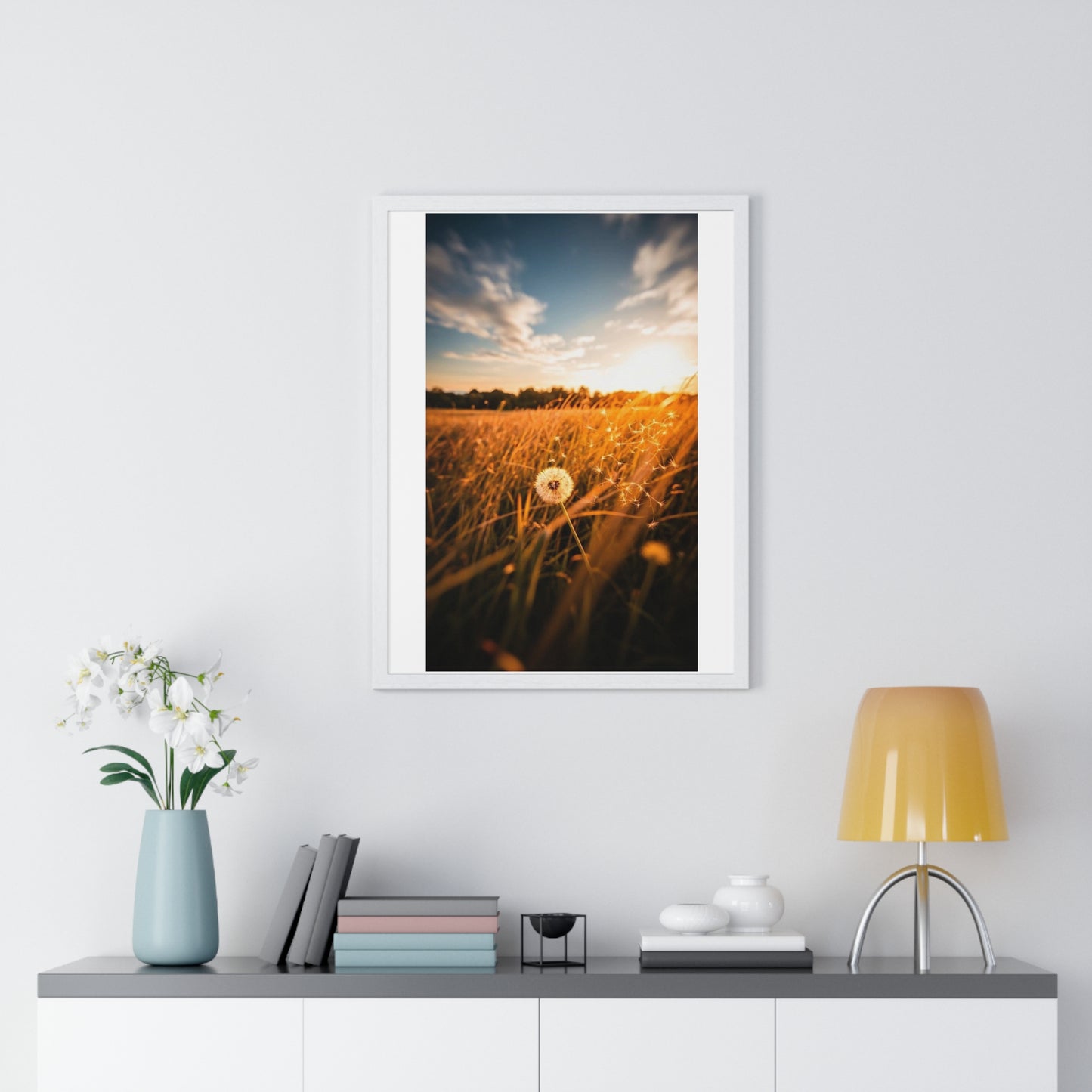 Divine Moment 'Designed by AI' Framed Art Print