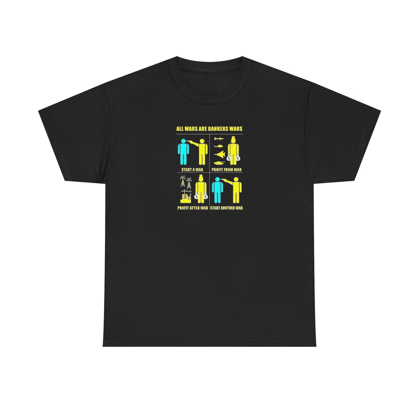 All Wars are Bankers' Wars, Peace T-Shirt