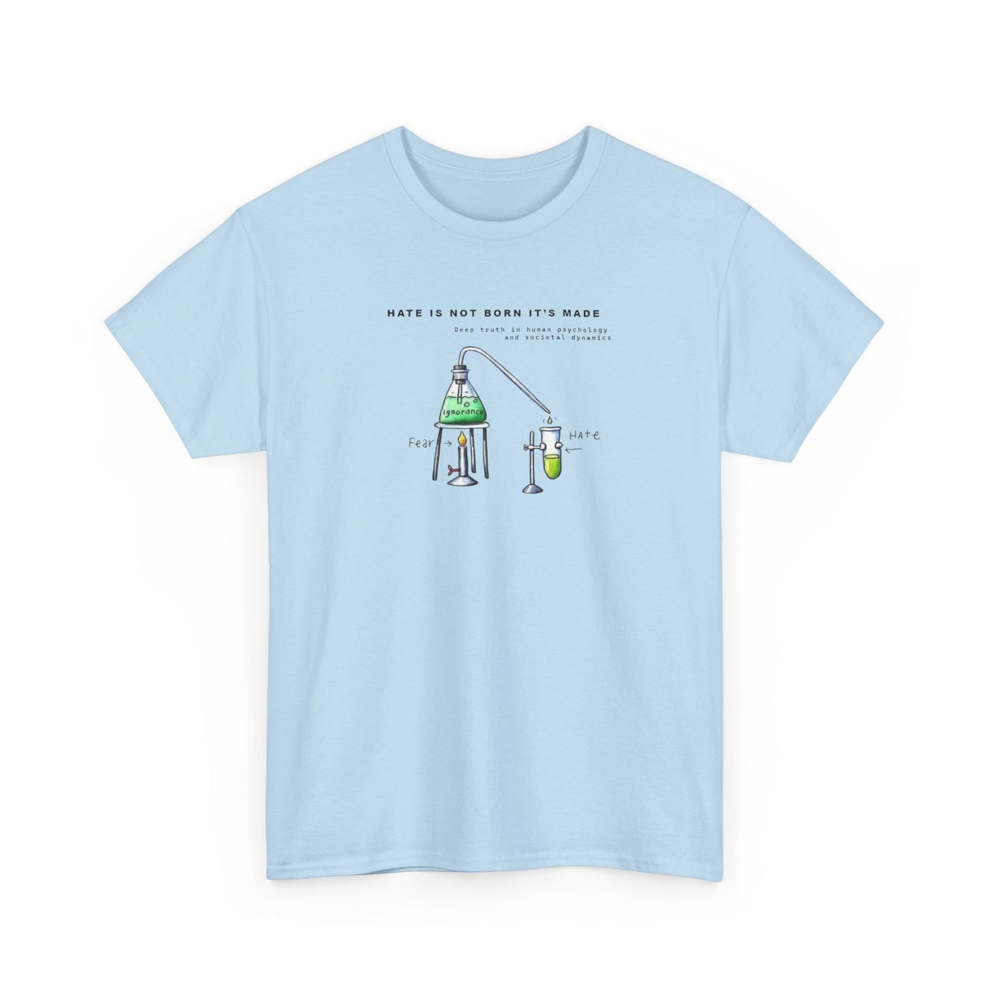 Hate is Not Born it's Made, Positive Vibes T-Shirt