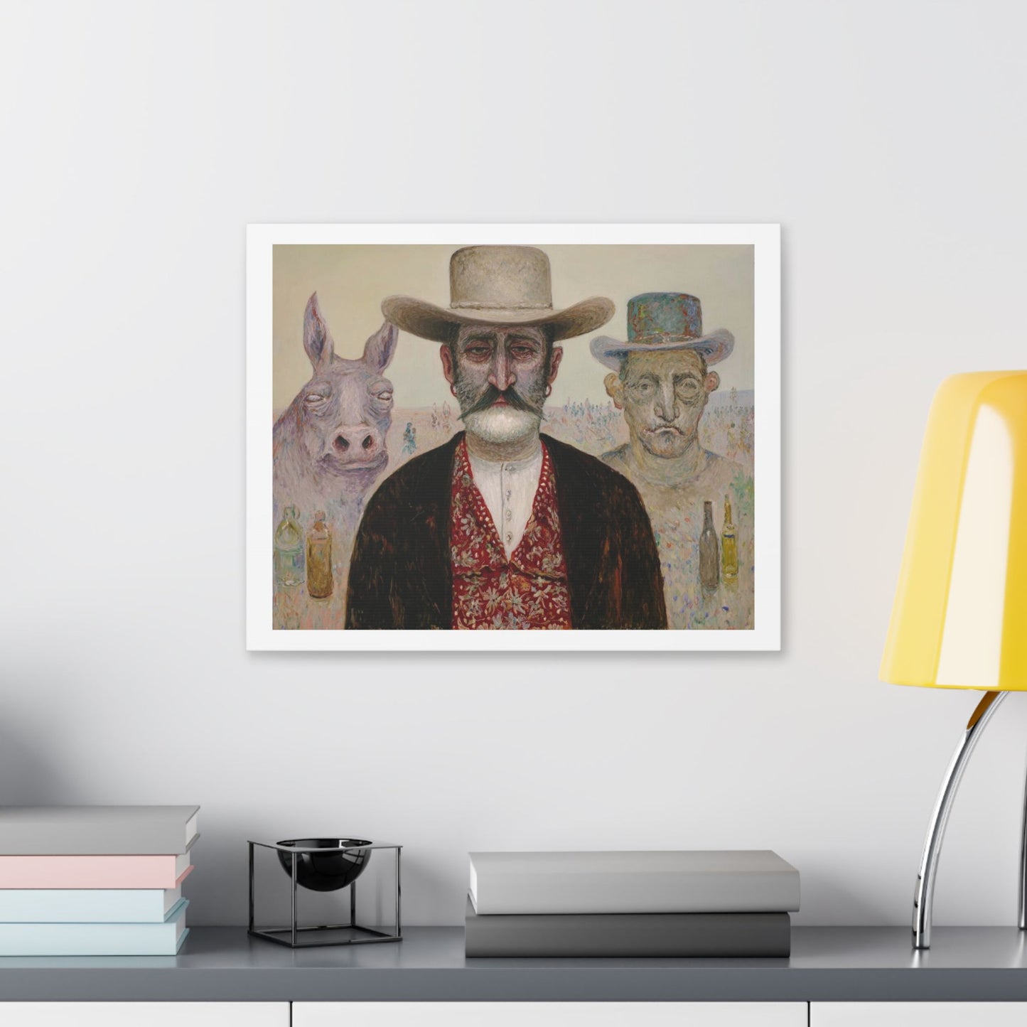 How the West Was Won IV 'Designed by AI' Canvas Art Print