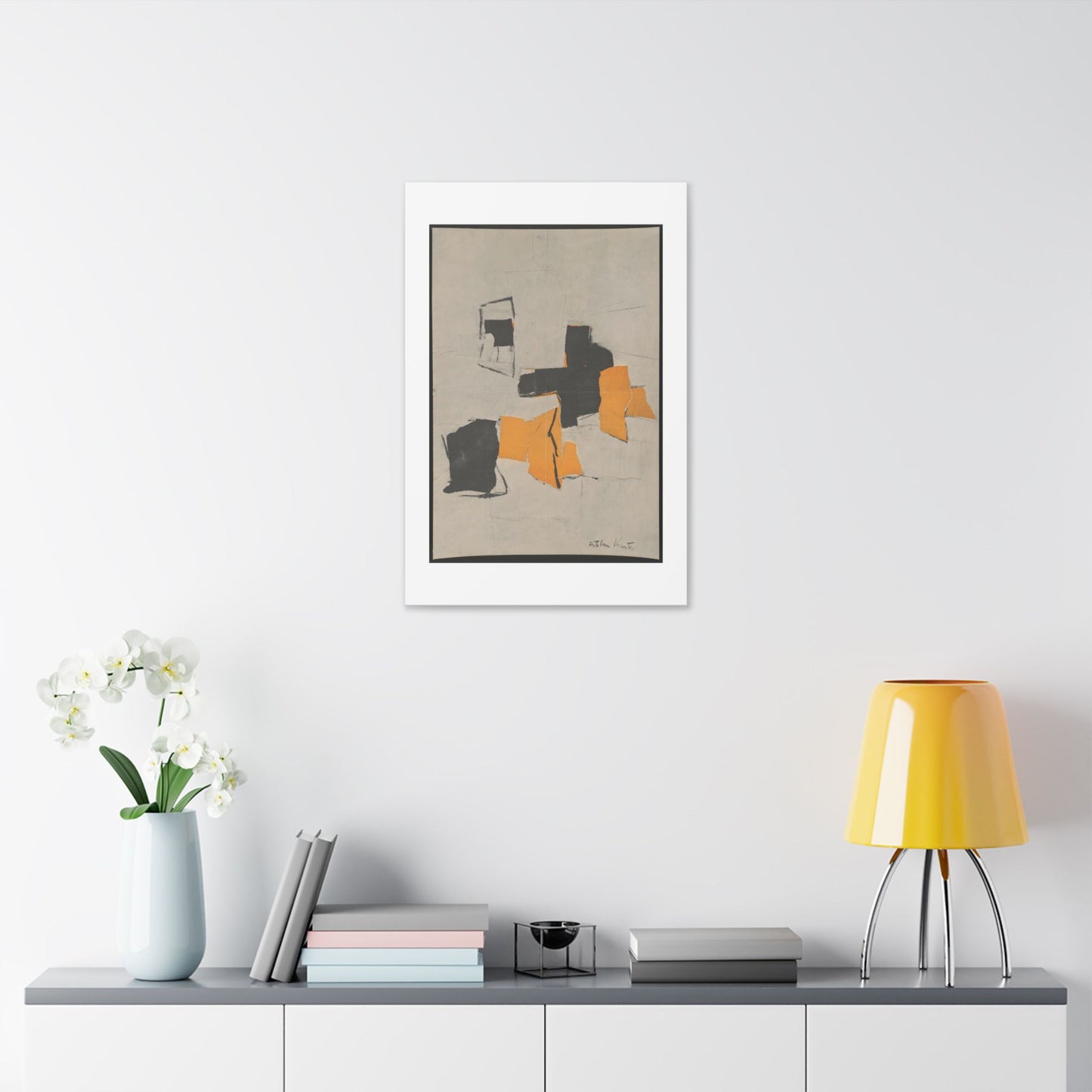 Exhibit (1958) by Esteban Vicente, from the Original, Canvas Art Print