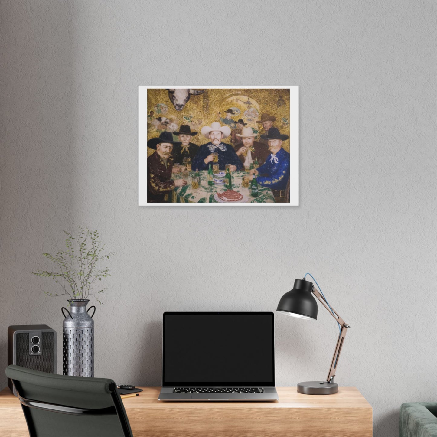 How the West Was Won VI 'Designed by AI' Canvas Art Print