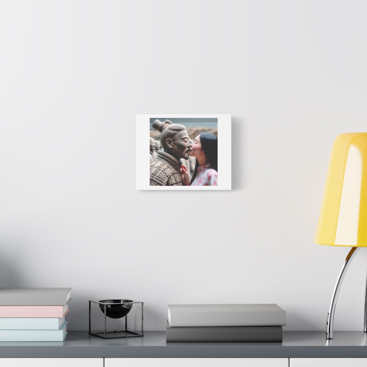 Modern China Meets Ancient China II, Abstract Art 'Designed by AI', Print on Canvas