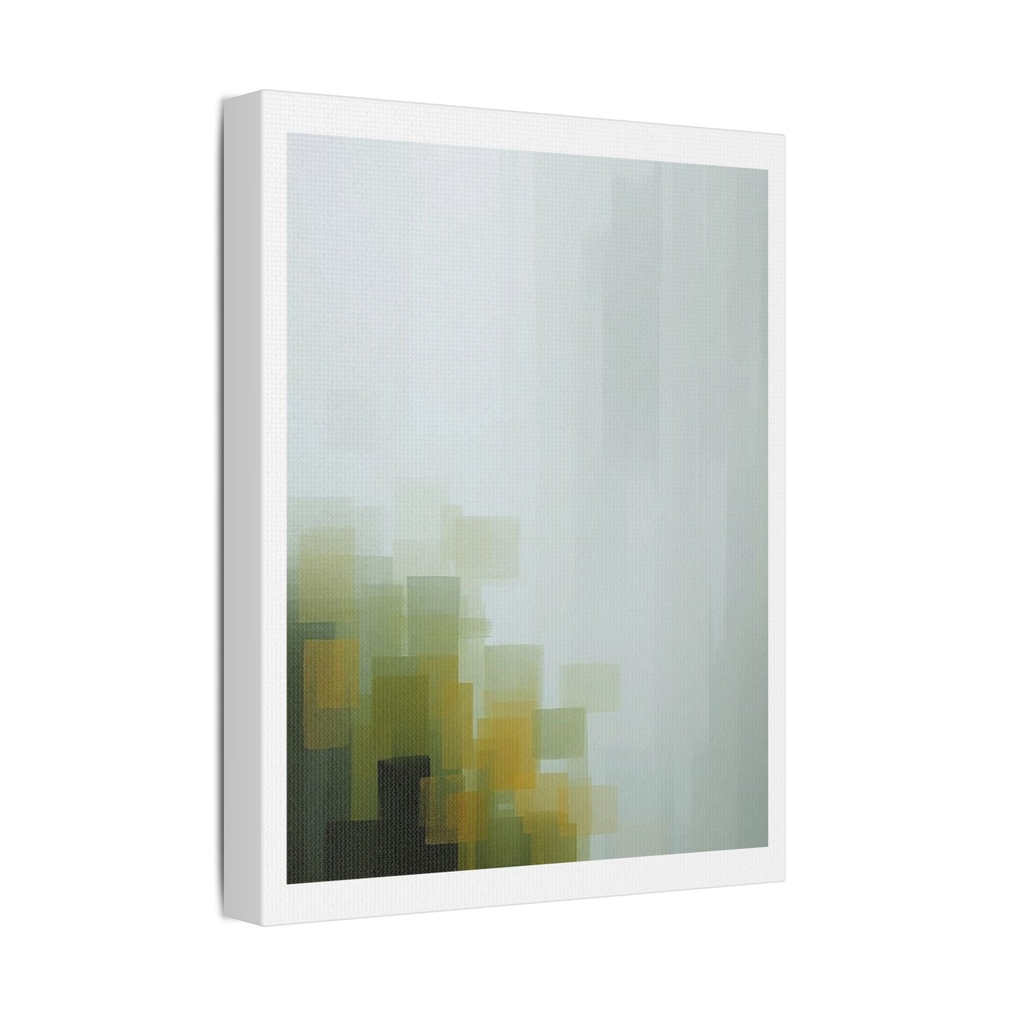Faded Pastel Abstract Decor Art III 'Designed by AI' Print on Canvas