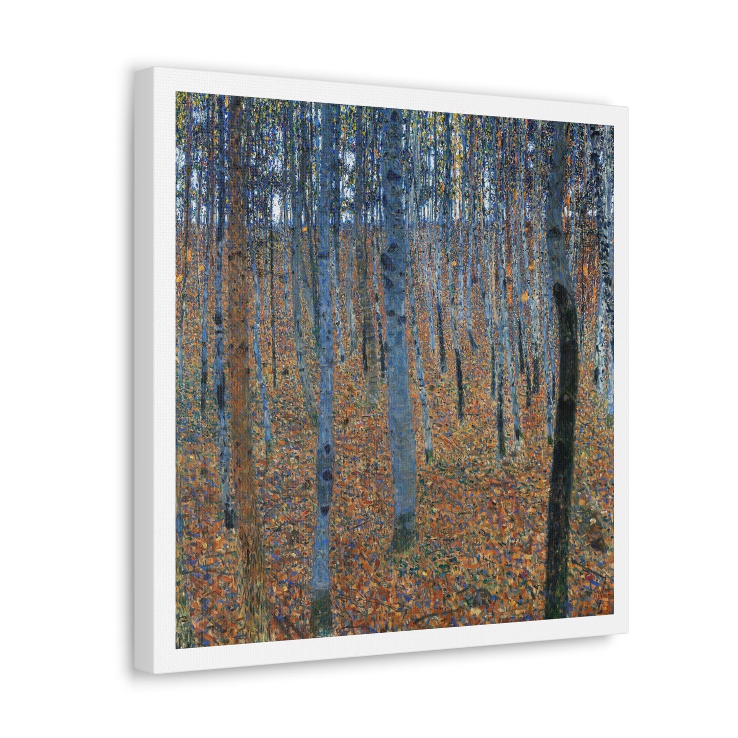 Beech Grove I (1902) by Gustav Klimt, from the Original, Art Print on Canvas