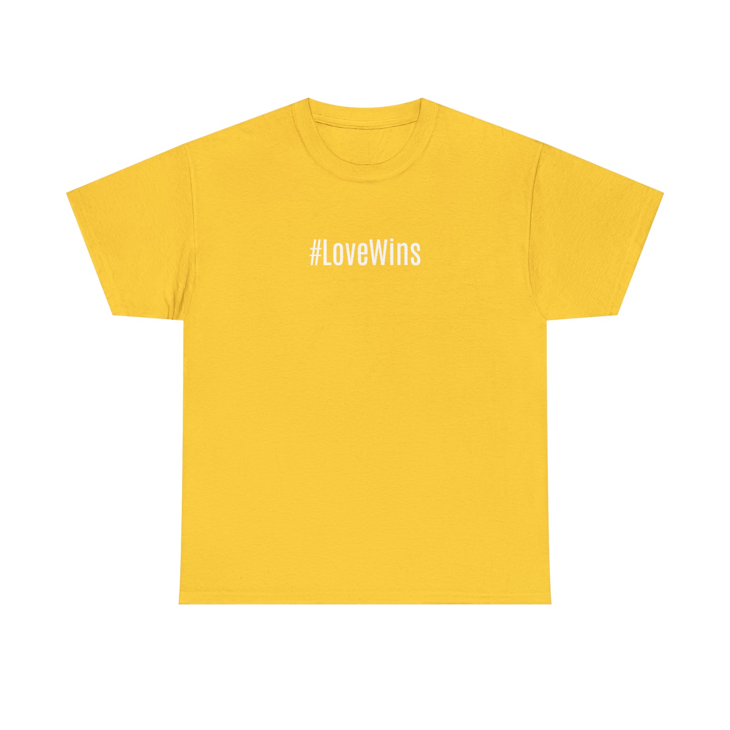 Love Wins #LoveWins Cotton T-Shirt