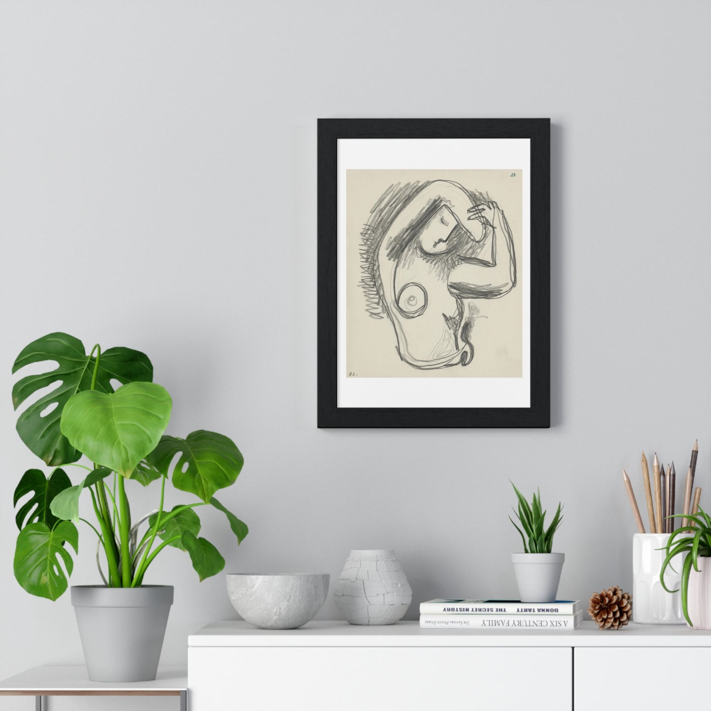 Act (1937) by Mikuláš Galanda, from the Original, Framed Art Print