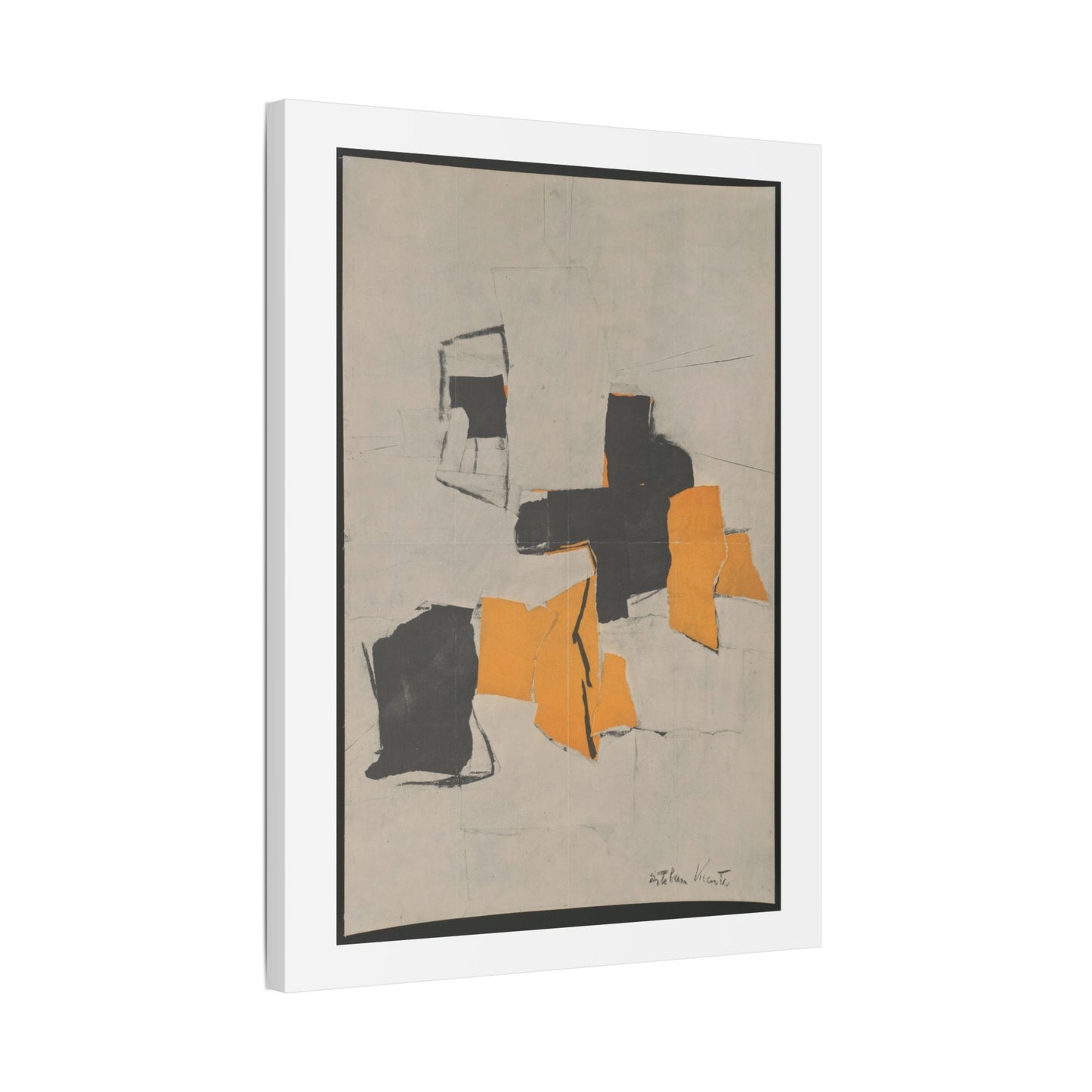 Exhibit (1958) by Esteban Vicente, from the Original, Canvas Art Print