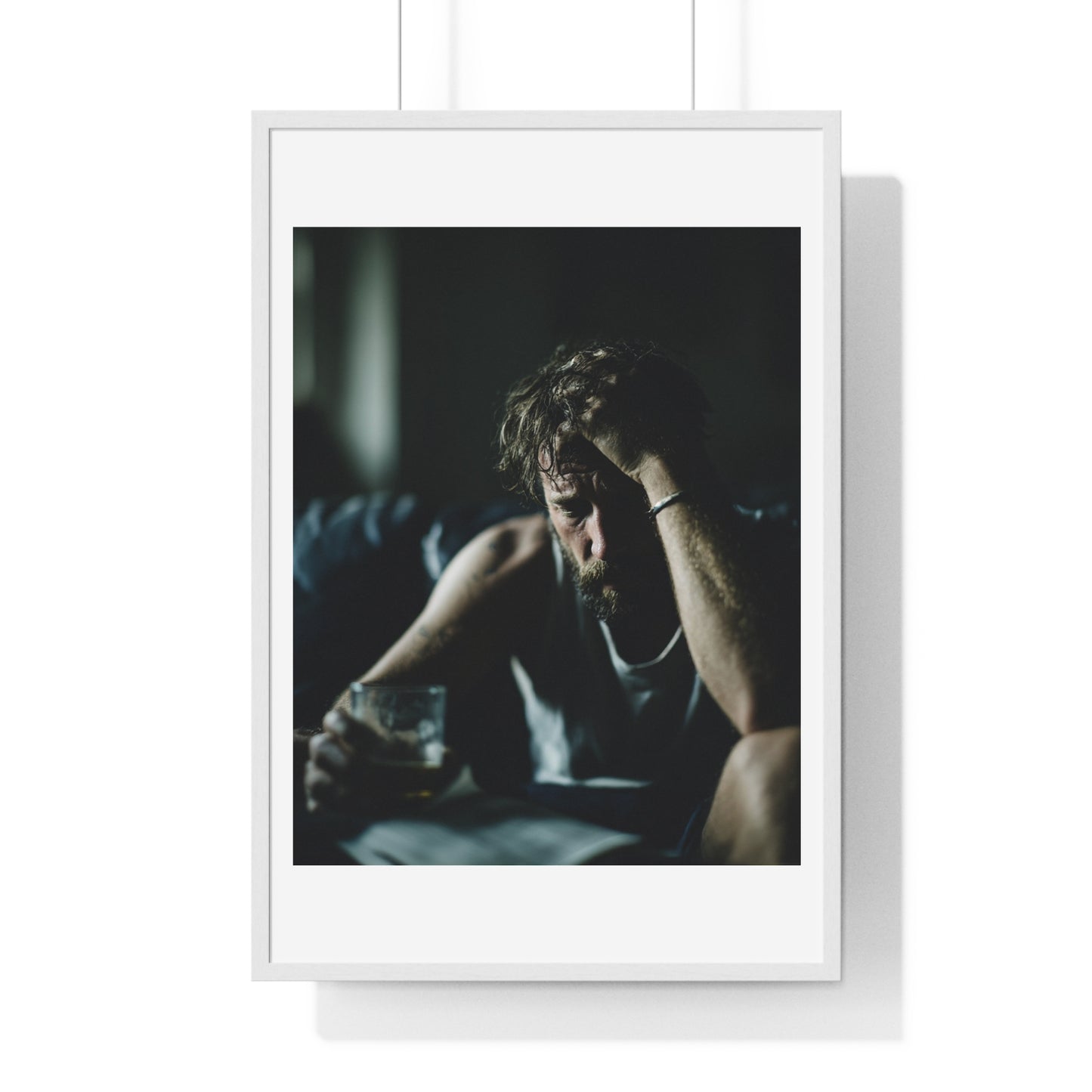 Raw Art 'Designed by AI' Framed Art Print