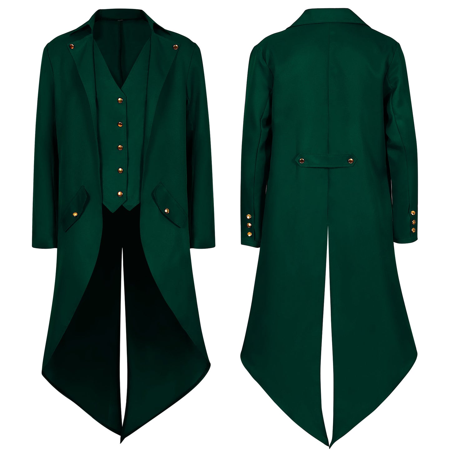 Regency Costume Jacket, Long Tail Men's Stage Wear, Party Jacket
