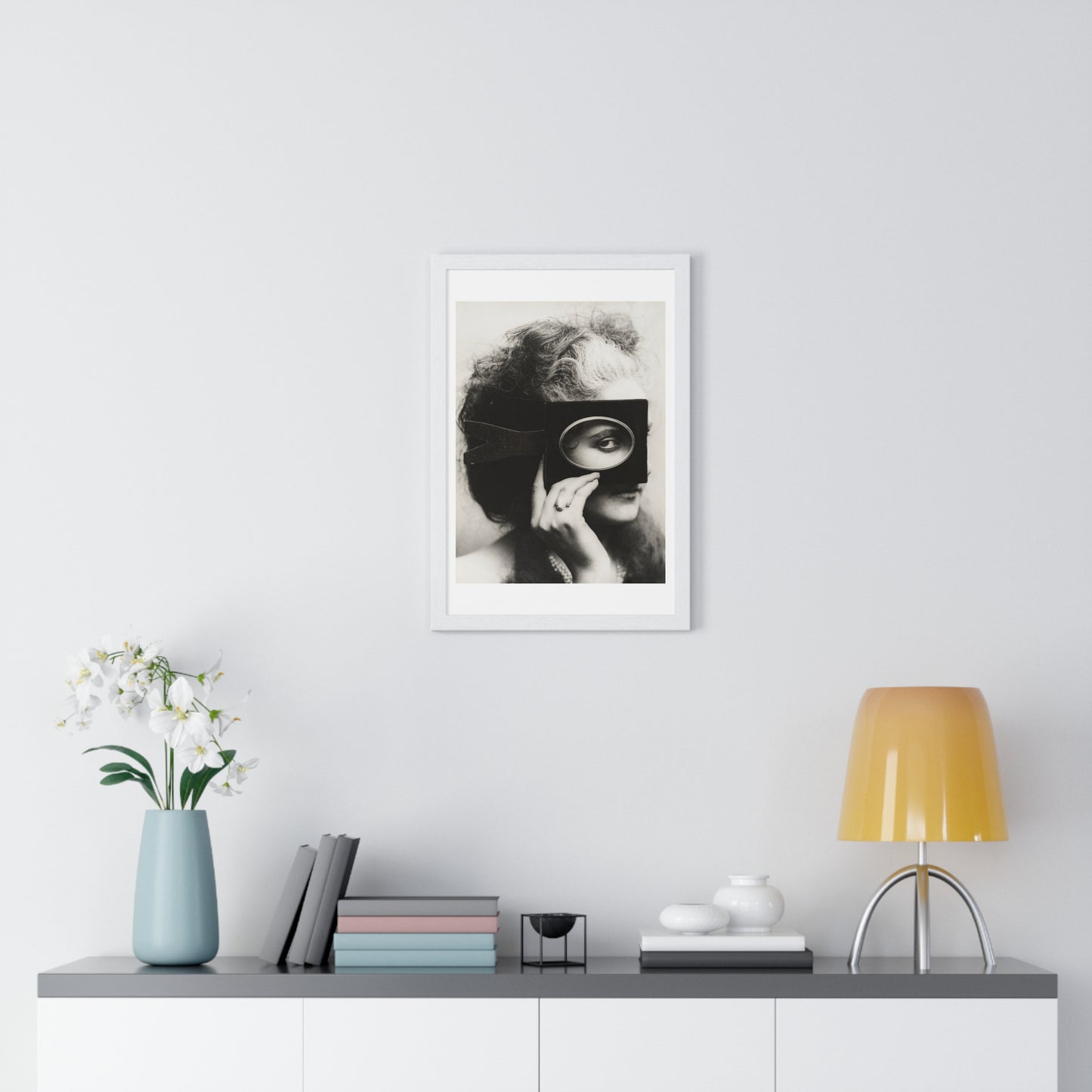 Vintage Photography, Scherzo di Follia (1861–67) by Pierre-Louis Pierson, from the Original, Framed Art Print