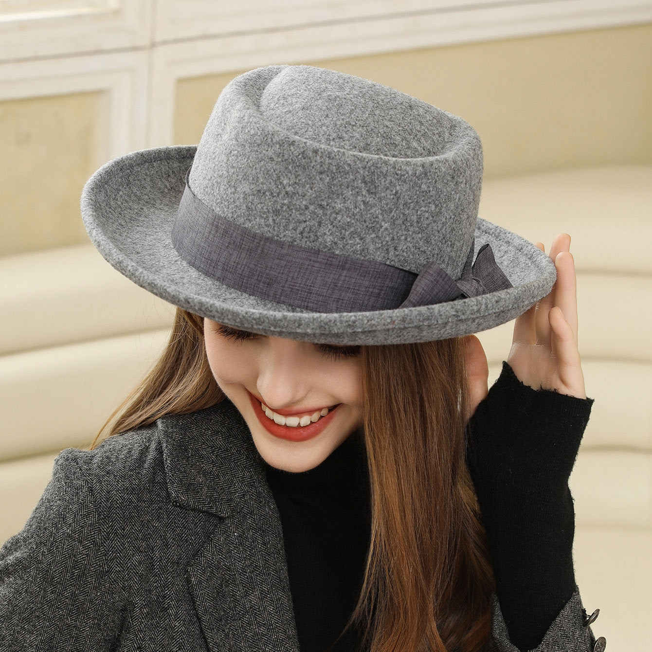 Vintage Bow British-Style Women's Fashion Top Hat