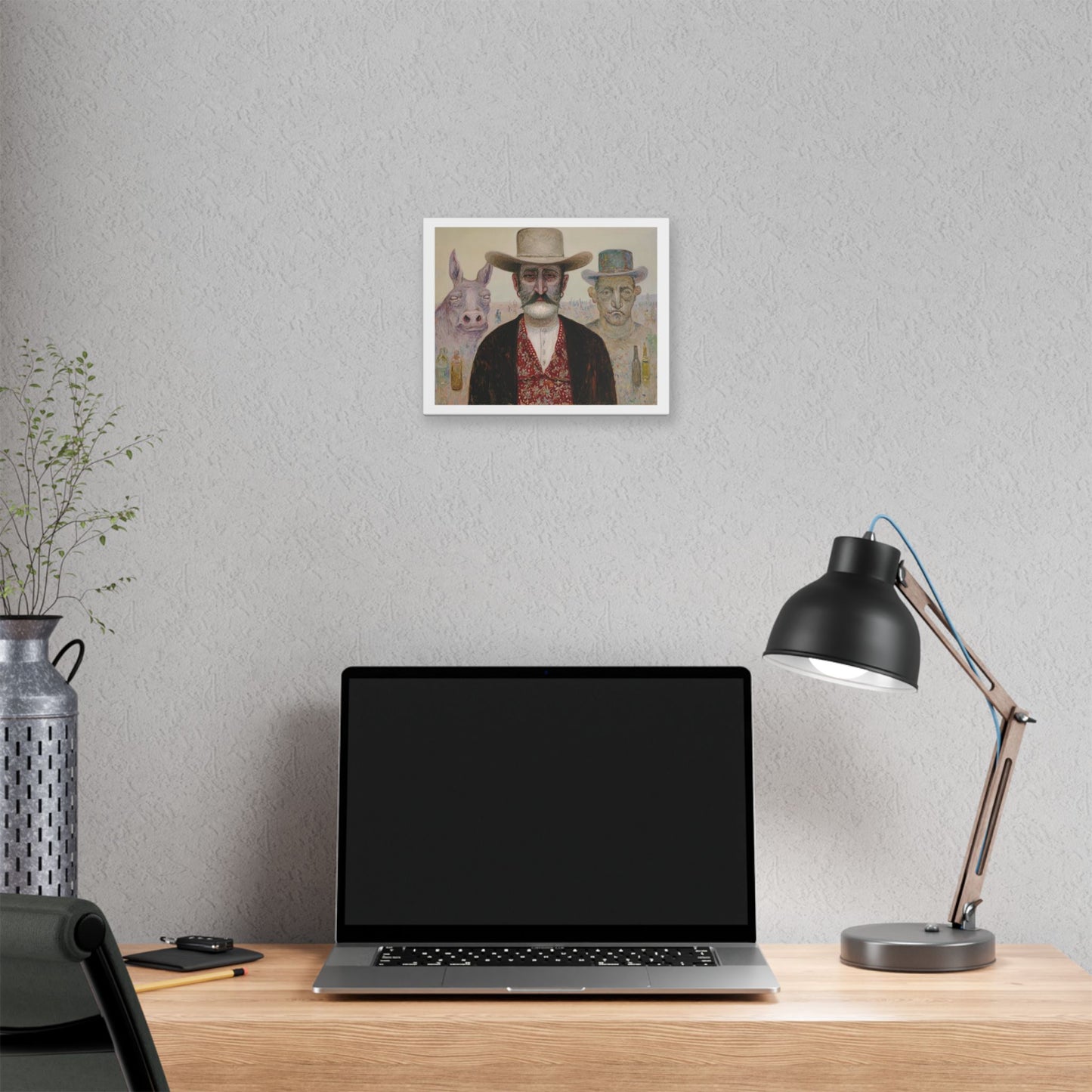 How the West Was Won IV 'Designed by AI' Canvas Art Print