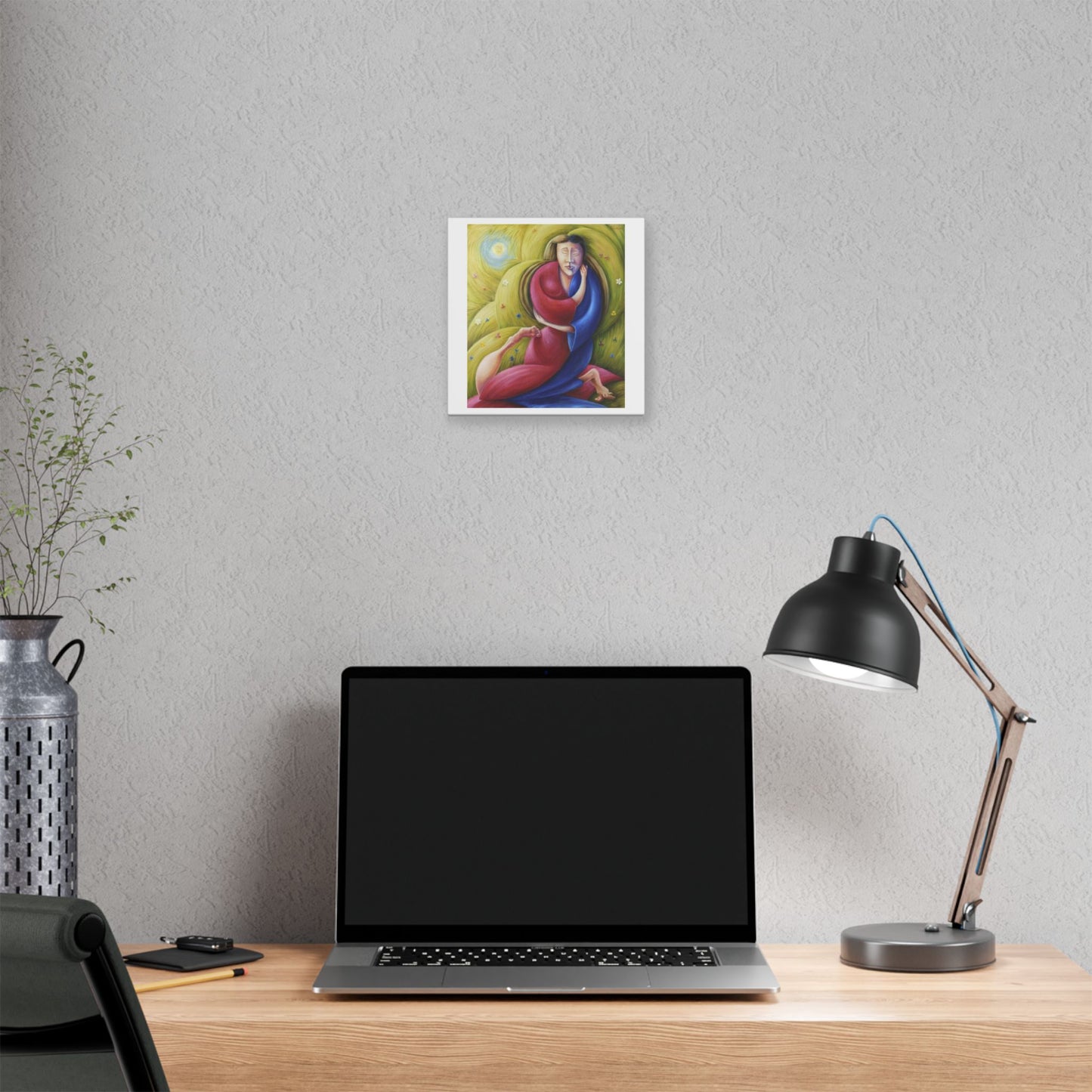 The Eternal Embrace 'Designed by AI' Canvas Art Print
