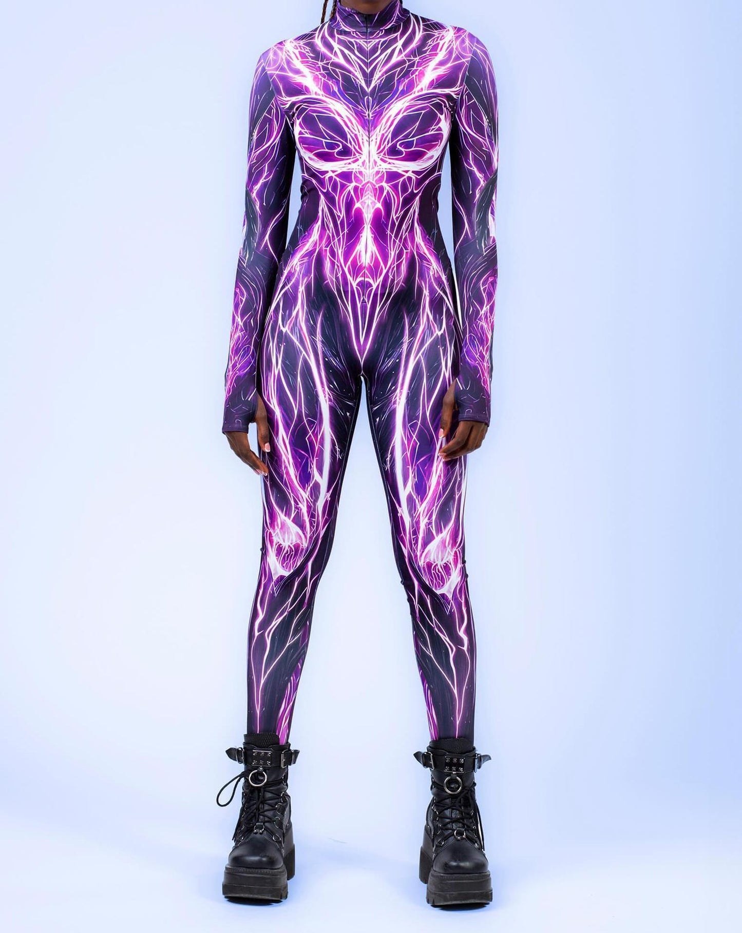 3D Digital Printed One-Piece Women's Party Performance Wear Bodysuit