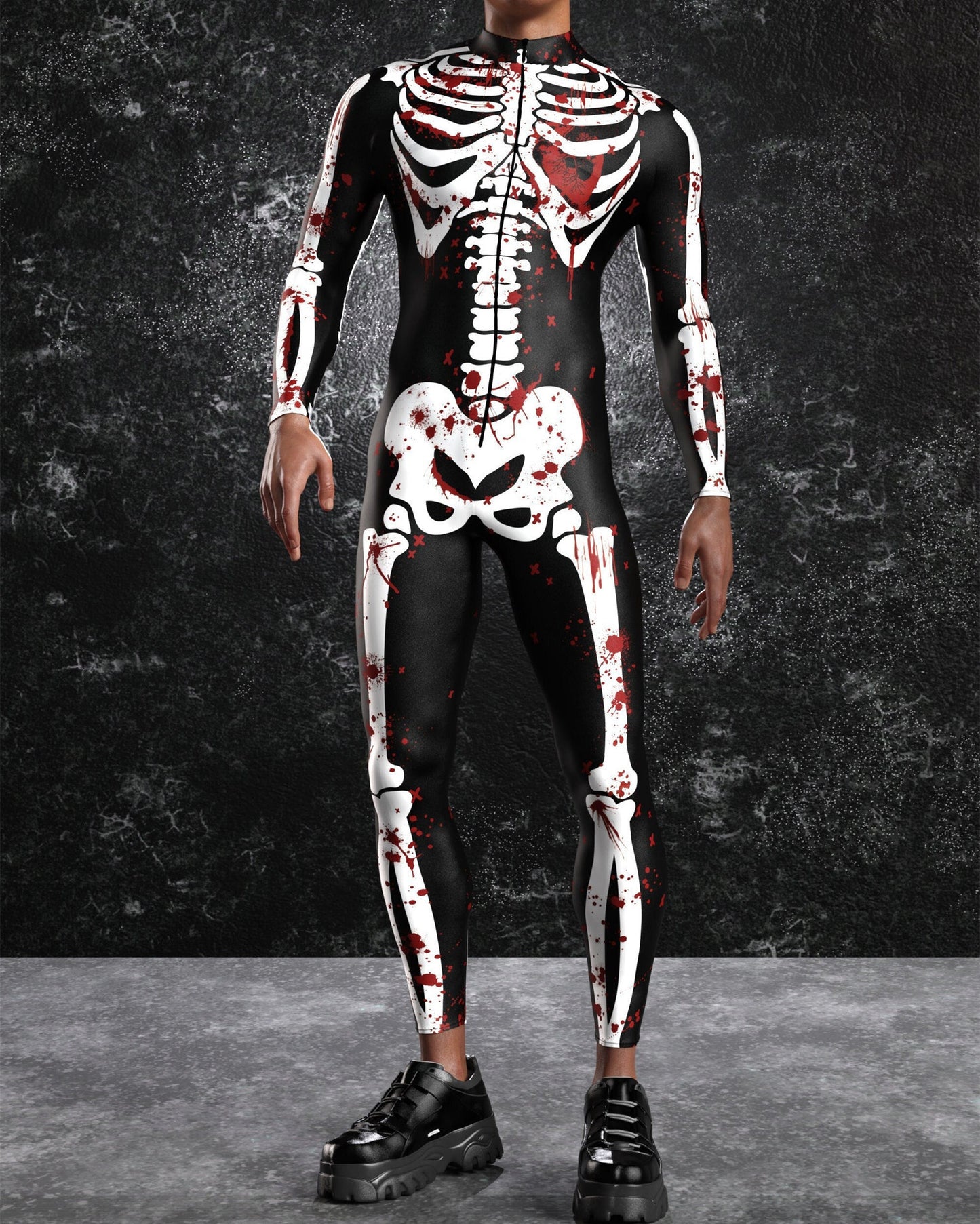 3D Digital Printed One-Piece Women's Party Performance Wear Bodysuit