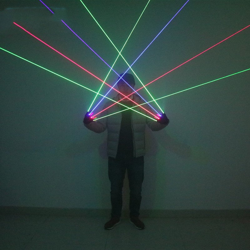 Performance Props, Party or Stage Singer Dancing Laser Gloves
