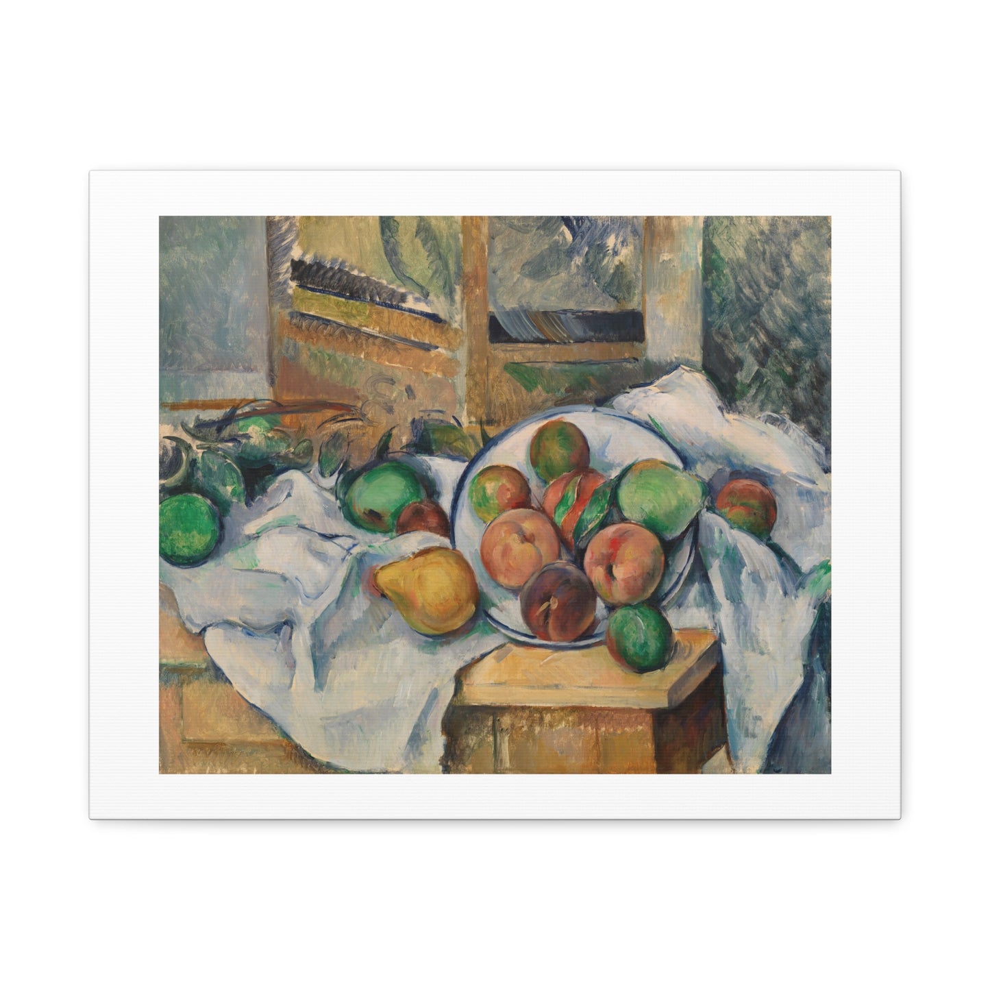 A Table Corner 'Un Coin de Table' (1895) by Paul Cézanne, Canvas Art Print from the Original