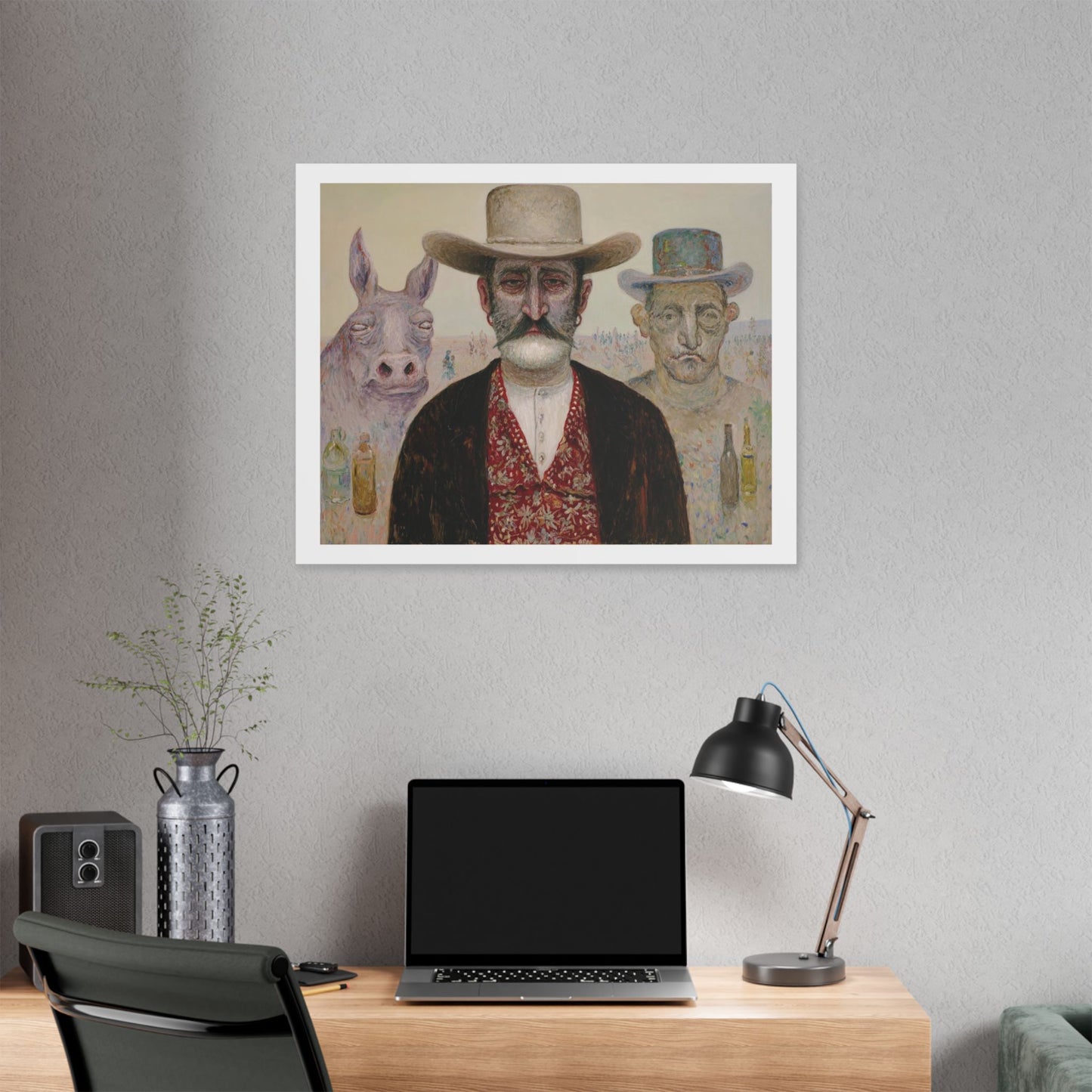 How the West Was Won IV 'Designed by AI' Canvas Art Print