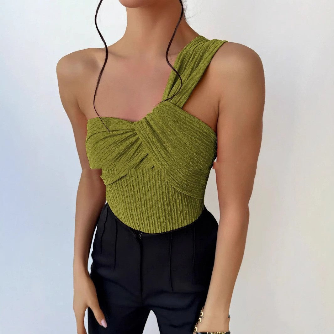 Vireous Women's Knitted Sleeveless Jumpsuit