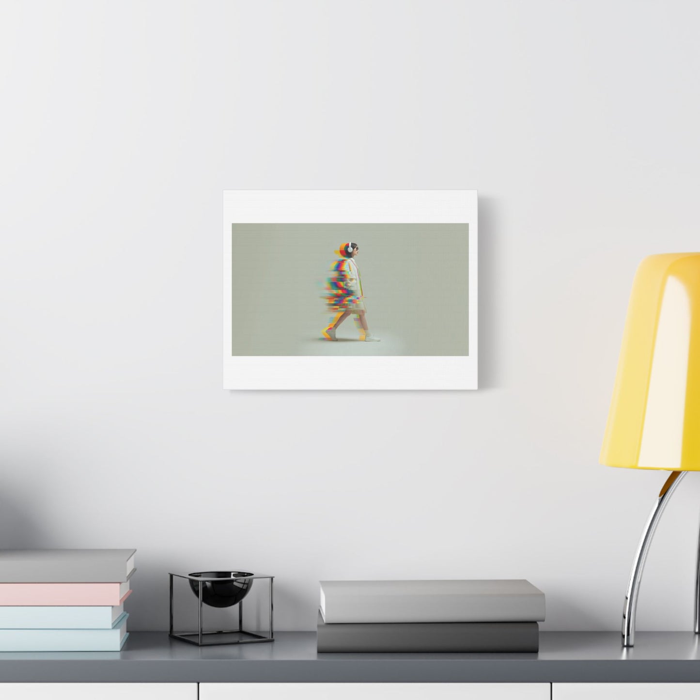 There's a Difference Between Knowing the Path and Walking the Path 'Designed by AI' Art Print on Canvas