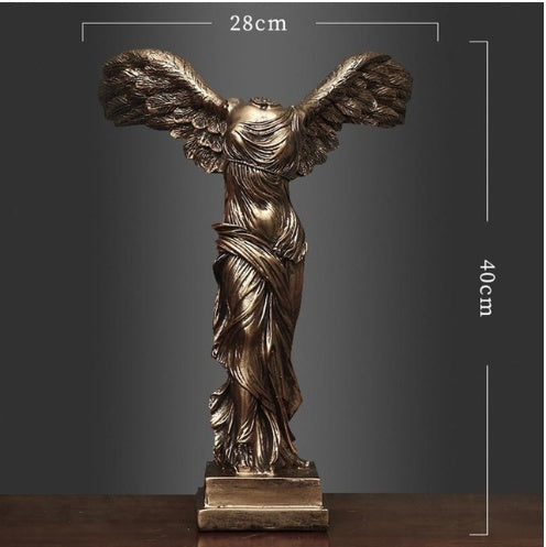 Winged Victory of Samothrace Statue for Home, Office, Art Sculpture