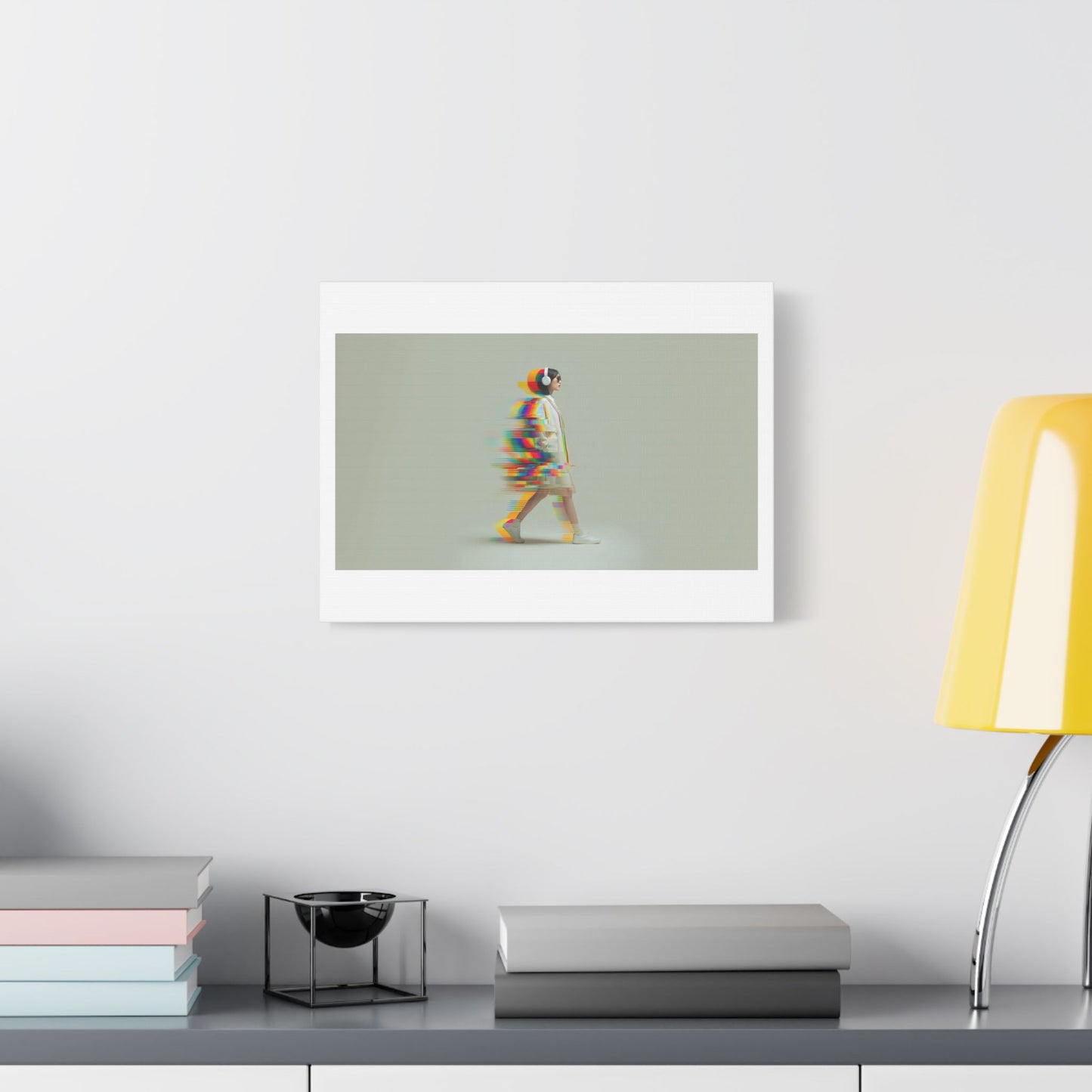 There's a Difference Between Knowing the Path and Walking the Path 'Designed by AI' Art Print on Canvas