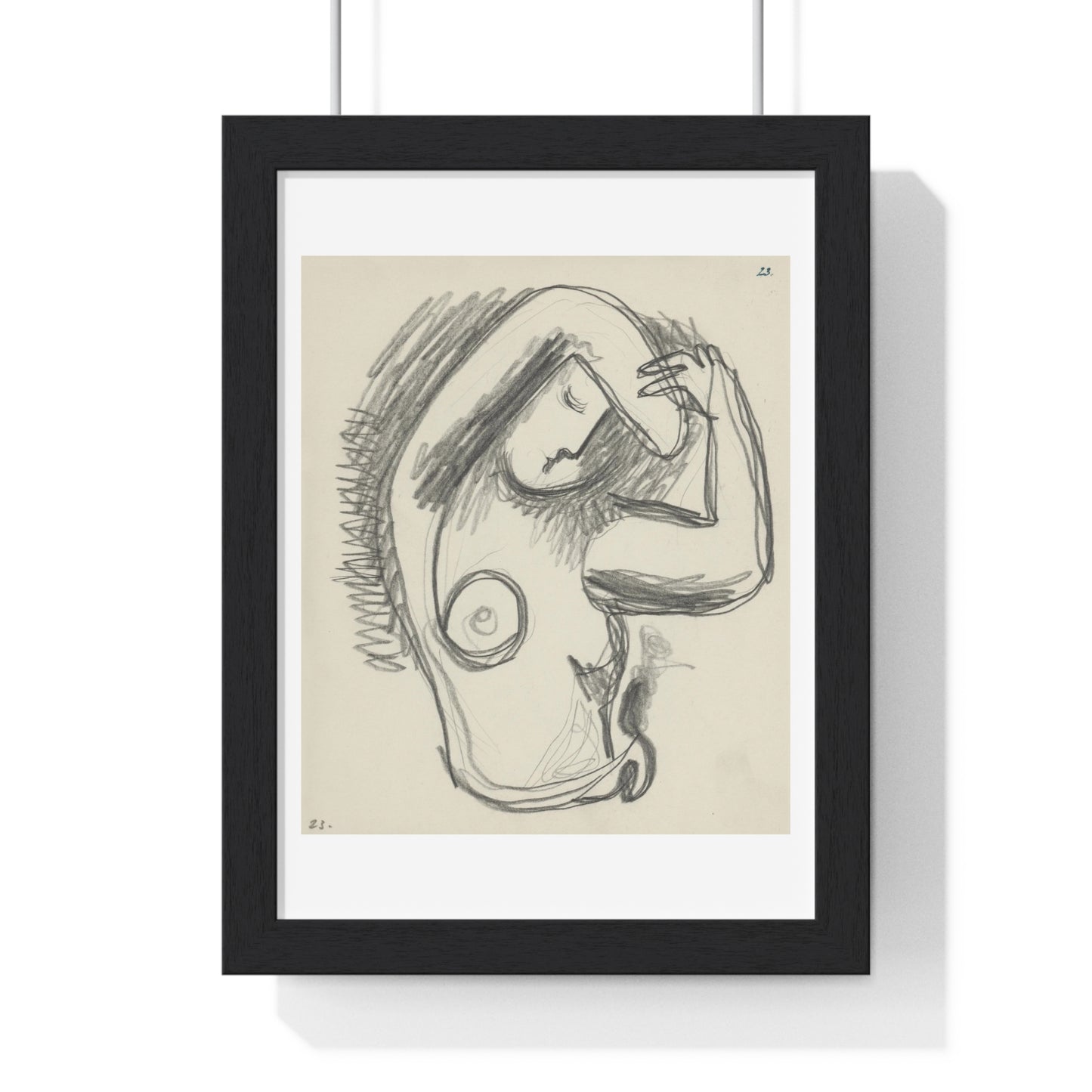 Act (1937) by Mikuláš Galanda, from the Original, Framed Art Print