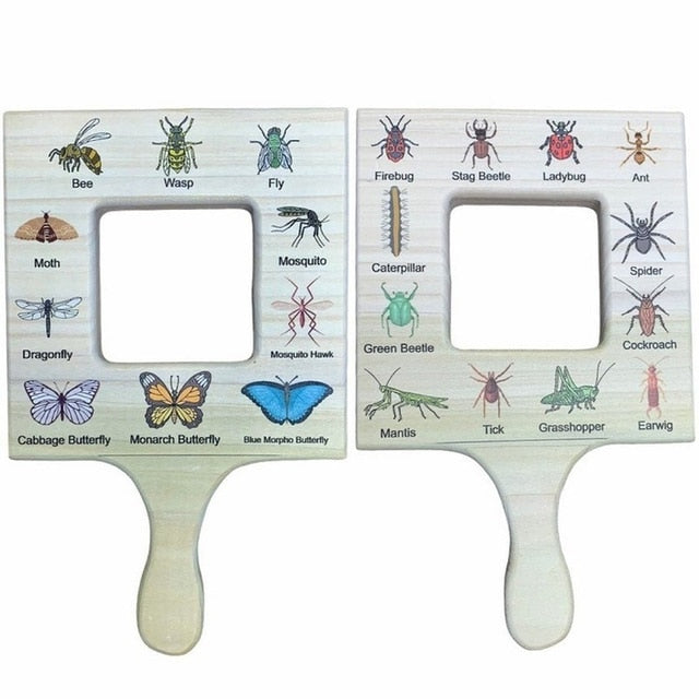 Wooden Montessori Busy Board Toys For Learning in Nature