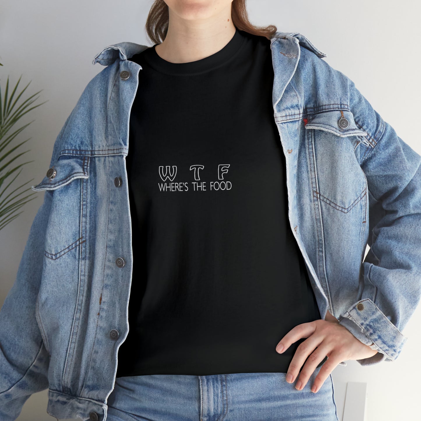 'WTF' Where's The Food Funny T-Shirt