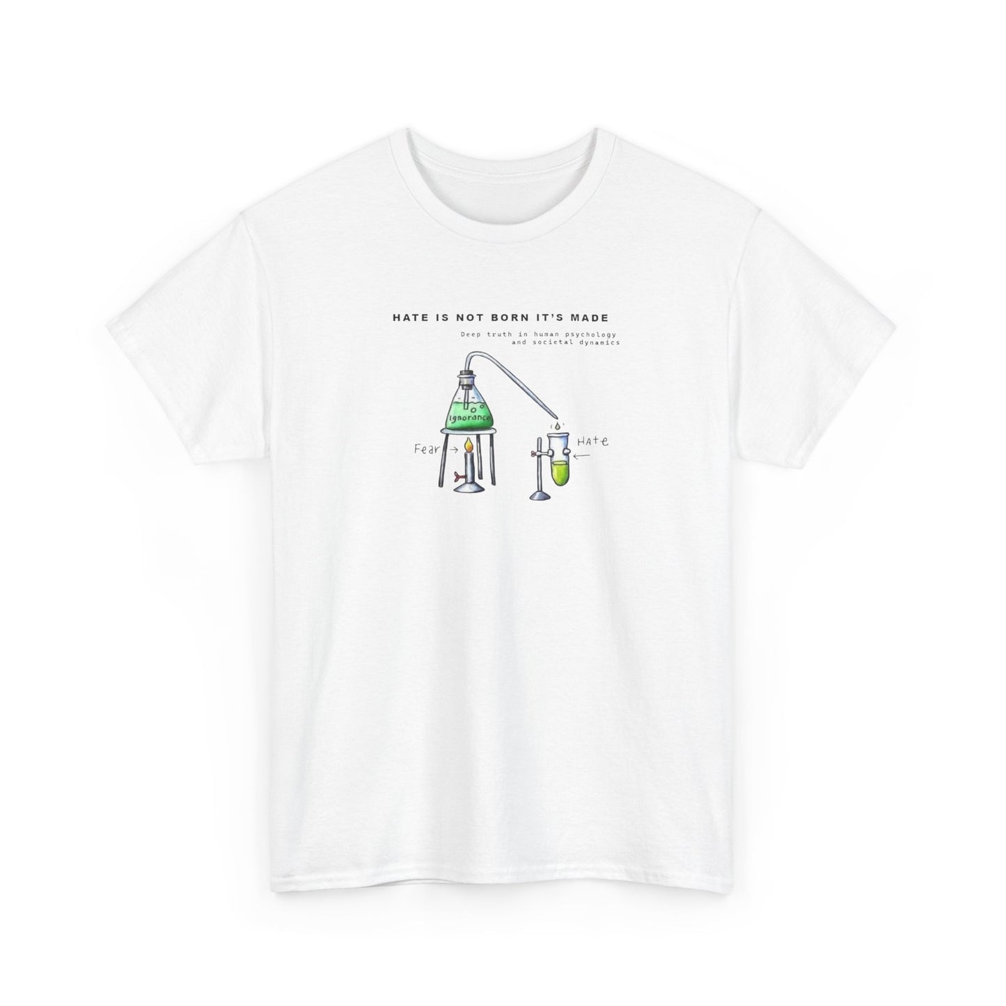 Hate is Not Born it's Made, Positive Vibes T-Shirt