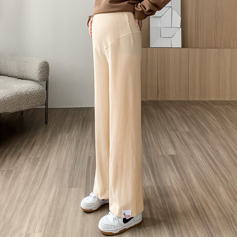 Women's Loose Straight Comfortable Maternity Trousers, Multi Colours