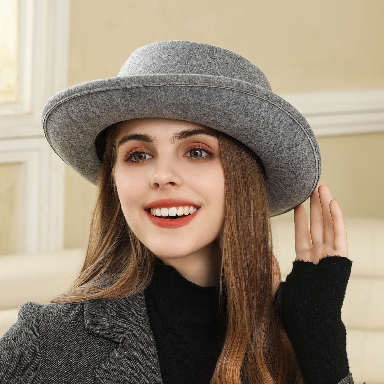 Vintage Bow British-Style Women's Fashion Top Hat
