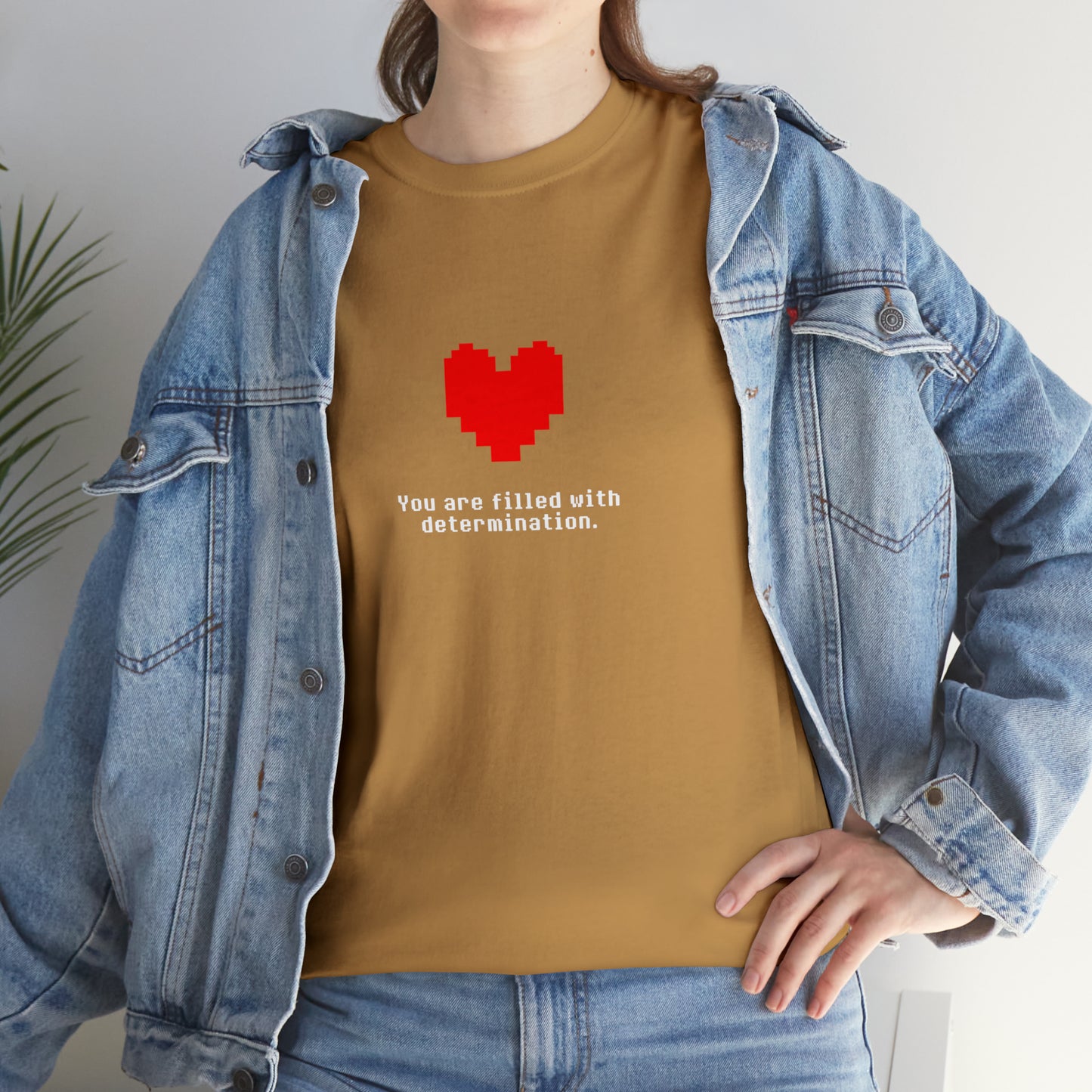You Are Filled With Determination, Digital Heart T-Shirt