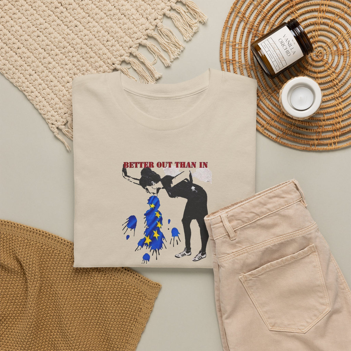 Better Out Than In, Banksy Pro-Brexit T-Shirt