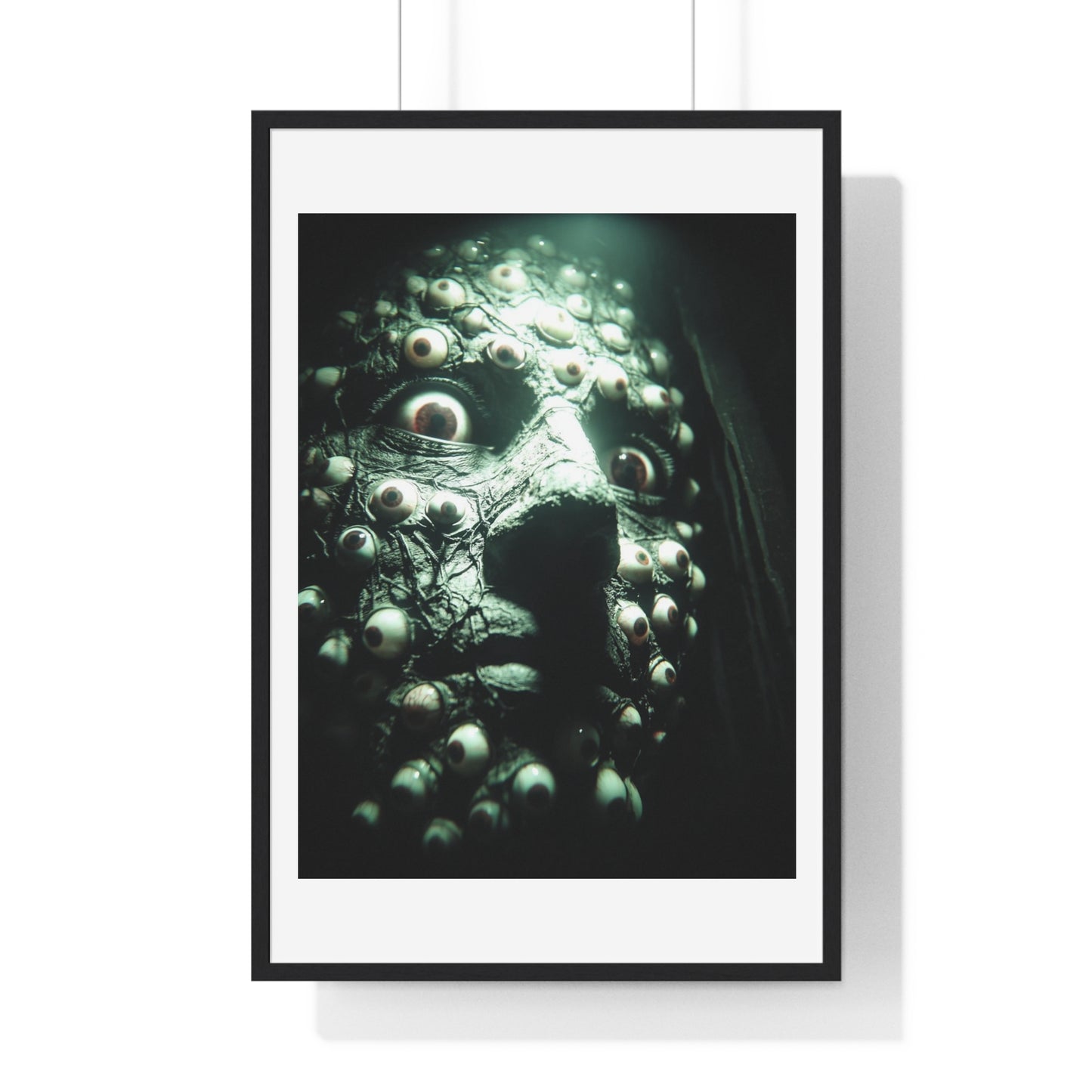 Reality is in the Eye of the Beholder, Photorealistic Art 'Designed by AI' Framed Print