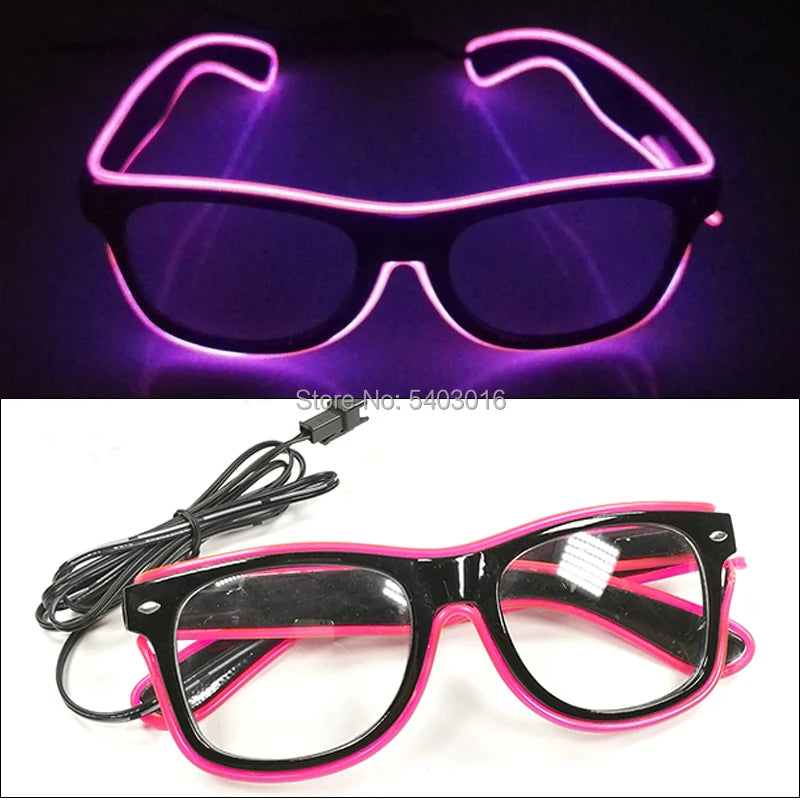 Glowing Party Glasses, Festival Sunglasses, Lighting Glow Glasses
