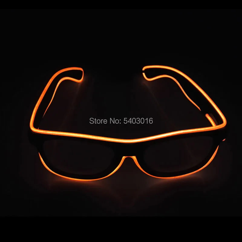 Glowing Party Glasses, Festival Sunglasses, Lighting Glow Glasses