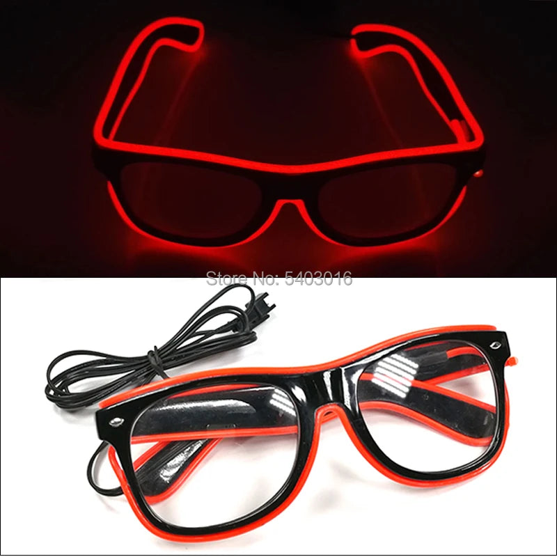 Glowing Party Glasses, Festival Sunglasses, Lighting Glow Glasses