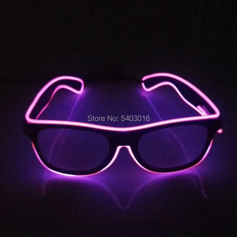 Glowing Party Glasses, Festival Sunglasses, Lighting Glow Glasses