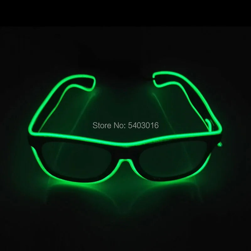 Glowing Party Glasses, Festival Sunglasses, Lighting Glow Glasses