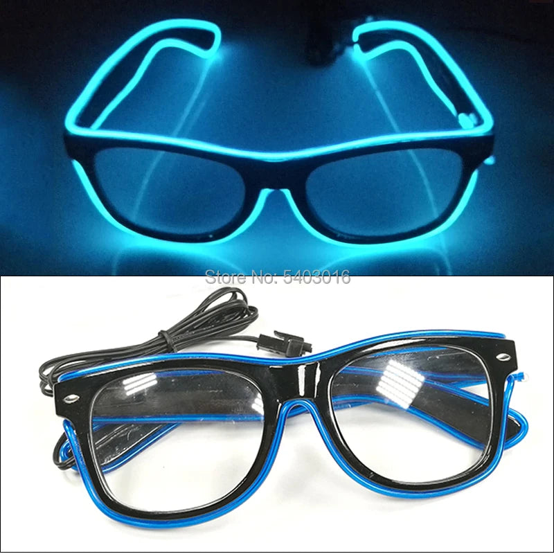 Glowing Party Glasses, Festival Sunglasses, Lighting Glow Glasses