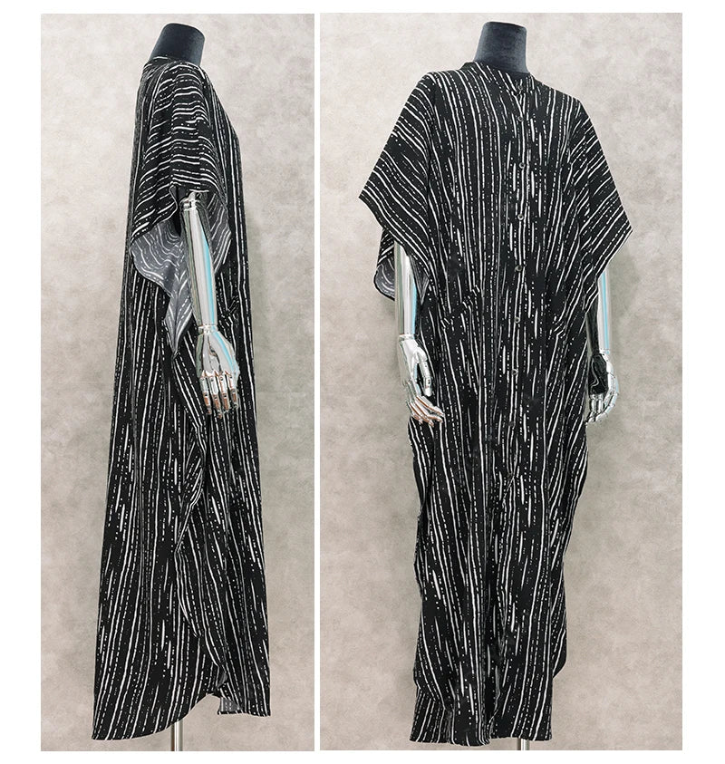 Long Beach Dress, Printed Women's Kaftan, Multi Designs