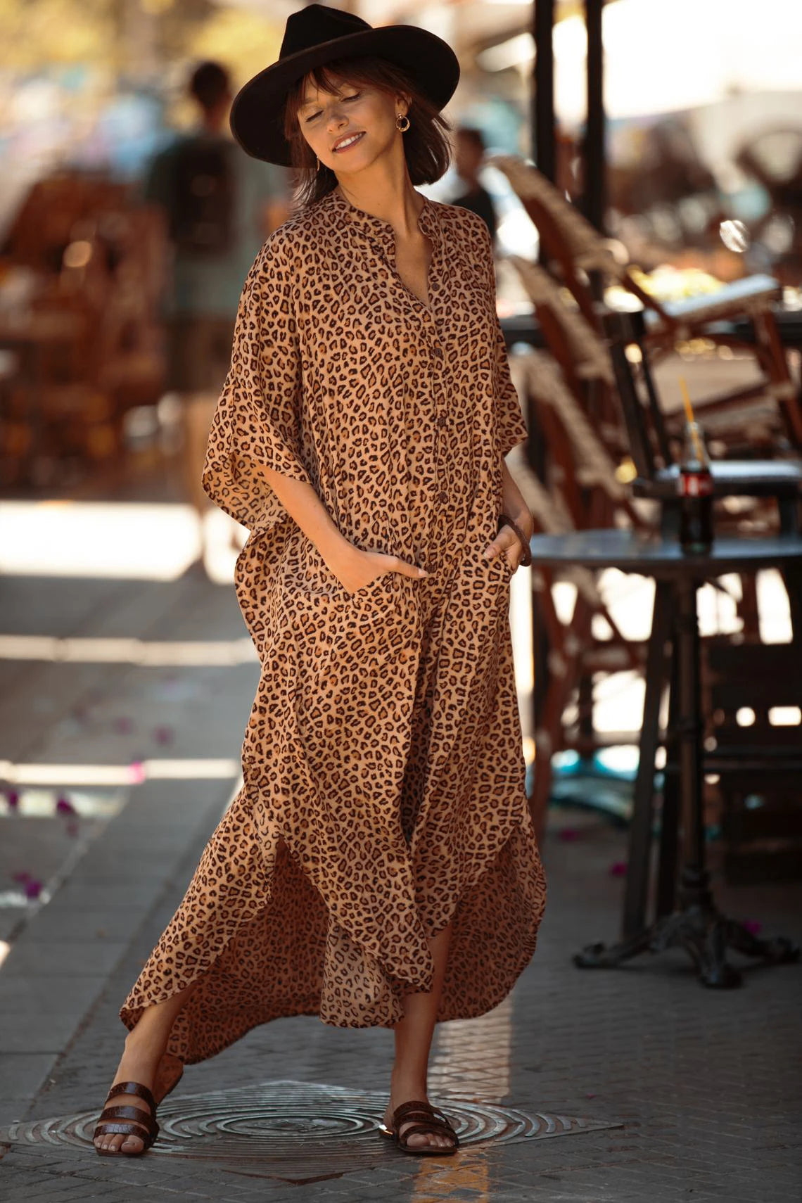 Long Beach Dress, Printed Women's Kaftan, Multi Designs
