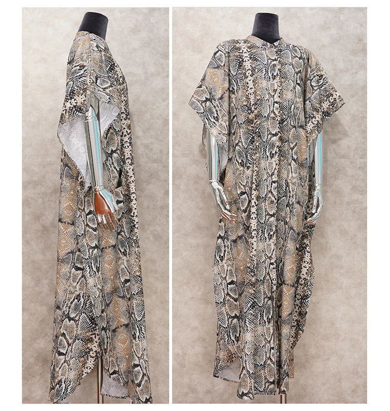 Long Beach Dress, Printed Women's Kaftan, Multi Designs