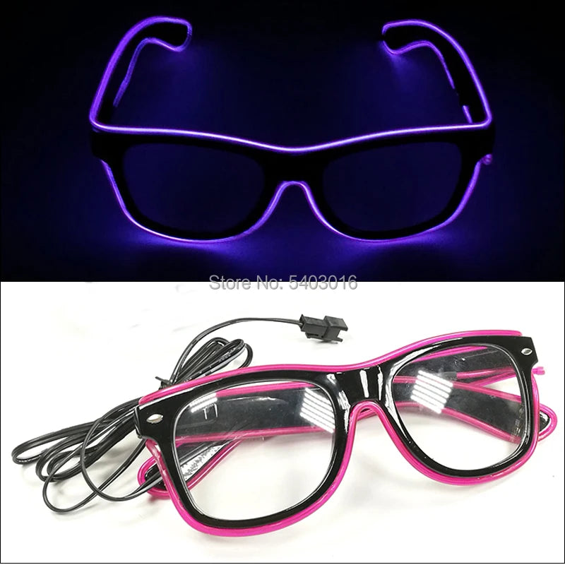 Glowing Party Glasses, Festival Sunglasses, Lighting Glow Glasses